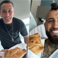 Orellana lleva el 18 a Vidal: llega con empanadas al hospital