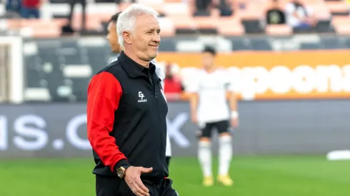 El entrenador minero adelanta el duelo con los azules.