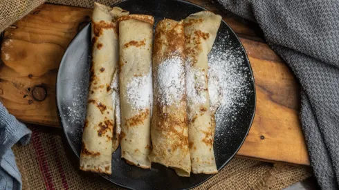 Panqueques con manjar