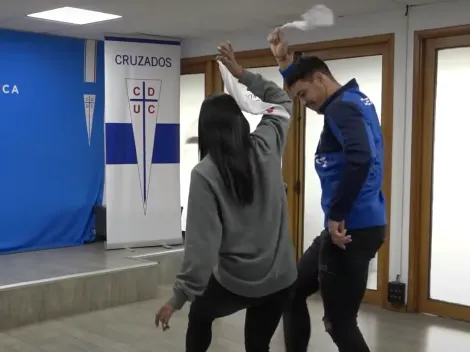 Zampedri se luce y aprende a bailar cueca: "Los pasos son..."