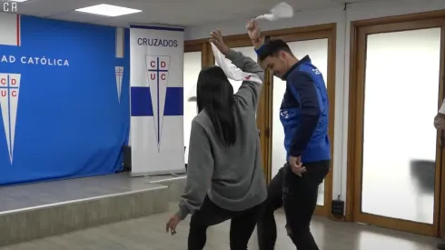 Fernando Zampedri y Bárbara Koster se lucieron bailando cueca.