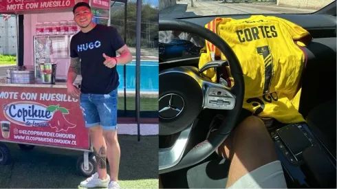 Brayan Cortés disfrutará mote con huesillo y también le hizo un obsequio a un ex compañero.