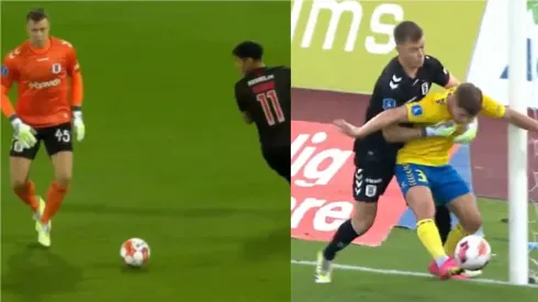 Bradley Peacock-Farrell dejó una acción increíble en Dinamarca.