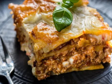 Receta de lasaña de carne
