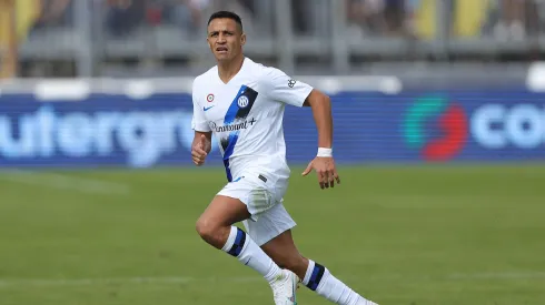 EMPOLI, ITALY - SEPTEMBER 24: Alexis Alejandro Sanchez of FC Internazionale in action during the Serie A TIM match between Empoli FC and FC Internazionale at Stadio Carlo Castellani on September 24, 2023 in Empoli, Italy. (Photo by Gabriele Maltinti/Getty Images)