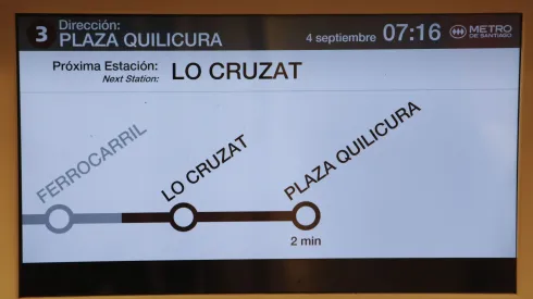 Este lunes 25 de septiembre Metro de Santiago inauguró las extensiones de la Línea 3.