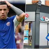 Pizzería se burla del Chelsea y su crisis y deja la escoba en Inglaterra