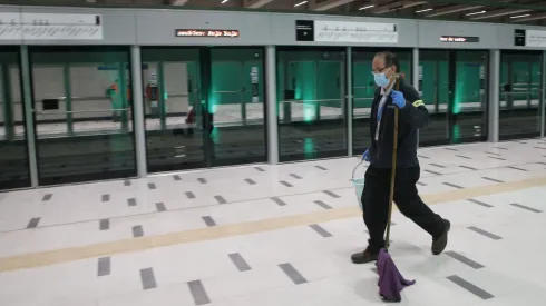 Este lunes 25 de septiembre se inauguró la extensión de la Línea 3 del Metro de Santiago.