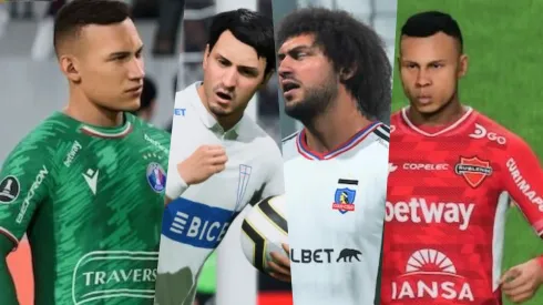Así se ven algunos jugadores del fútbol chileno en el nuevo EA Sports FC 24.