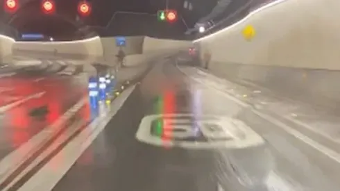 La autopista de Santiago que podría tener un socavón según experto.