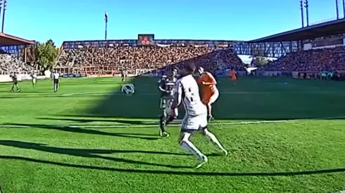 De Paul tuvo responsabilidad en el primer gol de Cobreloa.