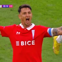 Zampedri celebra como un gol un lateral antes de la debacle cruzada