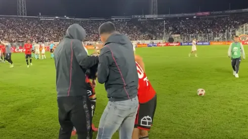 Carlos Palacios y Esteban Pavez no jugaron ante Cobreloa. ¡Pero igual festejaron con Falcón!