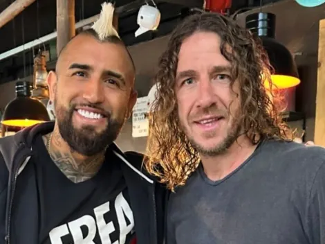 Cumbre Vidal-Puyol en Chile: el King goza con la leyenda culé