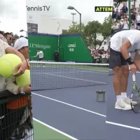 Carlos Alcaraz deja locos a hinchas chinos con cortitas a un basurero