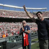 \'Chileno, chileno...\': Salas recibe ovación de hinchas de River