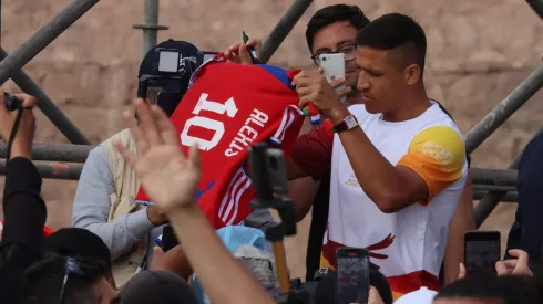 Alexis Sánchez en Antofagasta.