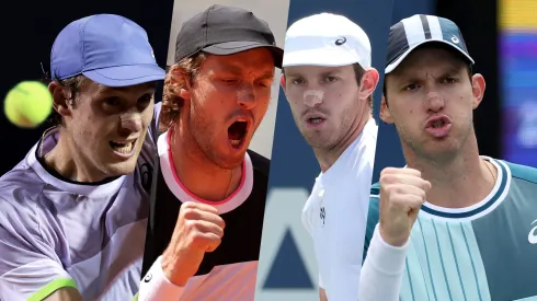 Nicolás Jarry usa un parche en la nariz para jugar sus partidos.