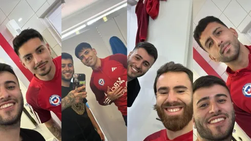 Varios jugadores de la Roja pasaron por la mano de Ale BarberKing, quien viajó especialmente desde Talcahuano.