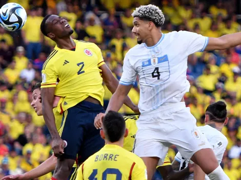 Vibrante y polémico empate de Uruguay ante Colombia