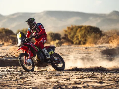 Quintanilla prueba nuevo moto en Rally de Marruecos