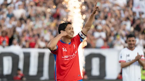 Matigol, Mat14s, "el 14 de los blancos", una leyenda del fútbol chileno dijo adiós este sábado 14 de octubre de 2023. | Foto: Guille Salazar