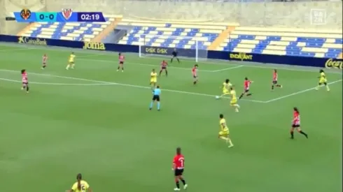 Pancha Lara anotó un golazo para comenzar la goleada del Villarreal ante Athletic.