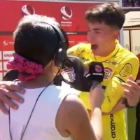 Portero de Cobreloa interrumpe entrevista de pura felicidad