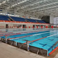 Rotura de matriz complica a piscina de clavados de Santiago 2023