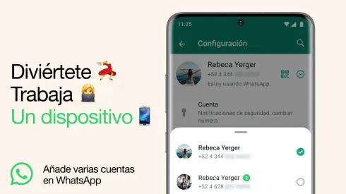 Ya puedes añadir dos cuentas de WhatsApp de forma oficial.