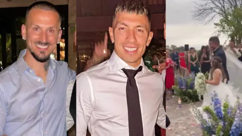 Un campeón del mundo, un "9" de Boca Juniors y un DT que pasó por Chile en 2018 estuvieron invitados al matrimonio de Christian Bragarnik.