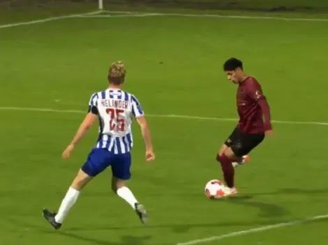 Darío Osorio es clave en el gol del triunfo del Midtjylland