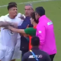 DT de México repasa a Alan Saldivia tras la trifulca callejera