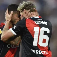 Colidio bromea con el nalgazo de Paulo Díaz que impulsó a River: \'Pensé que había sido gol mío\'