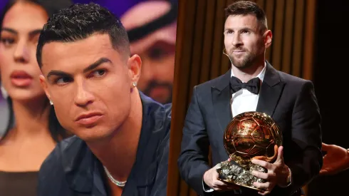 Cristiano Ronaldo tuvo una polémica reacción al octavo Balón de Oro de Lionel Messi.