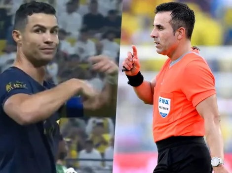 ¡Cambio de árbitro, profe! CR7 estalla con Piero Maza