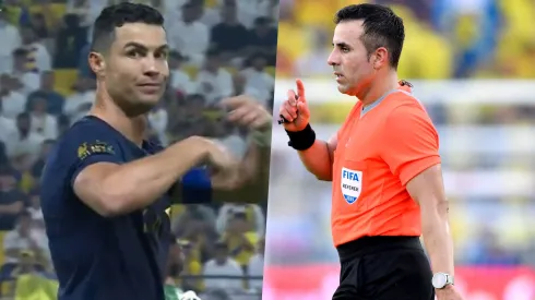 El astro portugués pidió que cambiaran al árbitro chileno en los octavos de final de la Copa del Rey de Campeones en Arabia Saudita.