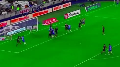 Sebastián Vegas inició la goleada del Monterrey en la Liga MX.