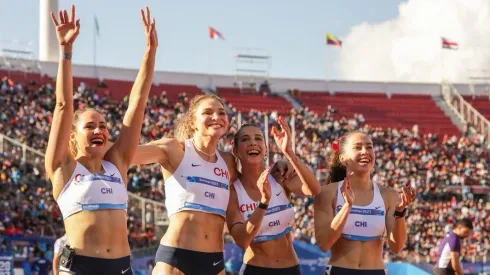 Chile ganó la plata en el 4×400 femenino.