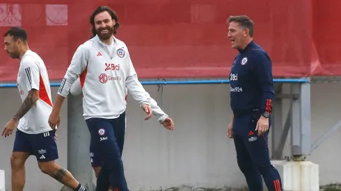 Eduardo Berizzo tuvo una conversación con Ben Brereton en medio de las grabaciones de su documental.