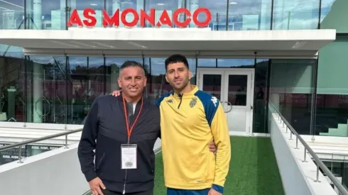 Jaime García visitó a Guillermo Maripán en Mónaco.