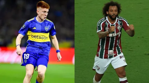 Barco y Marcelo son dos de las figuras en la final entre Boca y Fluminense.
