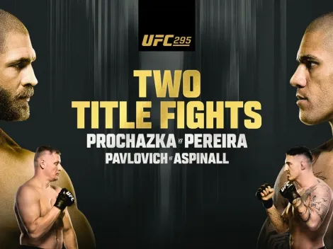 ¿Cuándo es UFC 295: Procházka vs Pereira? Cartelera, horario y dónde ver las MMA