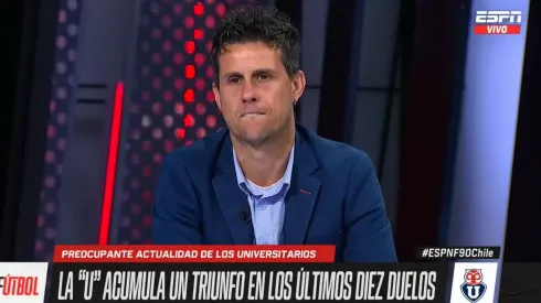 Diego Rivarola quedó sin palabras ante la opinión de la U.