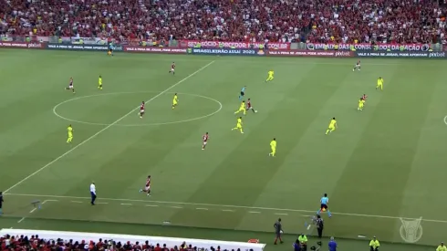 Pulgar asistió en el primer gol de Flamengo