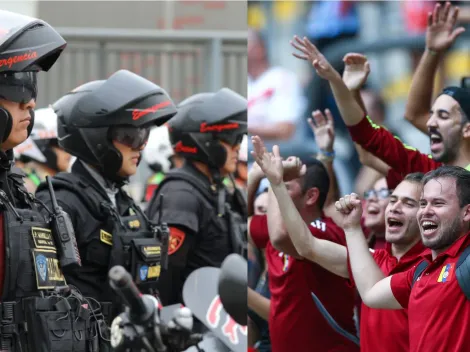 Perú: policía exige control de identidad a hinchas de Venezuela