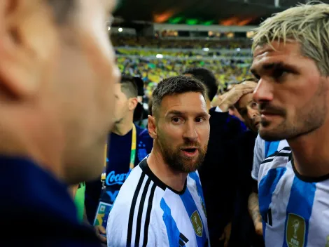 "Le pegaron a la gente desde el himno": Messi se va furioso de Brasil