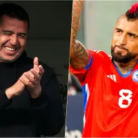 Riquelme sueña con Vidal en Boca Juniors