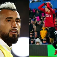 Vidal critica el festejo de Garnacho a lo Cristiano Ronaldo: \'Tiene que hacer su nombre o quedará...\'