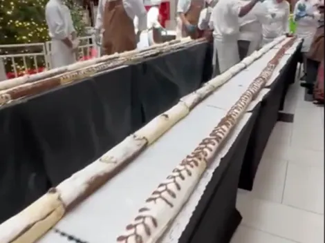 ¿Cómo en Talca? En Copiapó crean un brazo de reina gigante